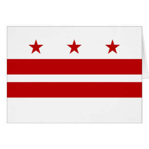 Washington DC State Flag Cards