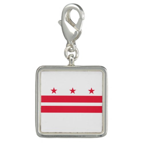 Washington DC State Flag Charm