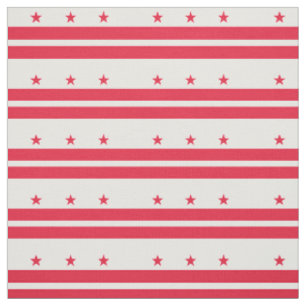 Washington DC State Flag Fabric