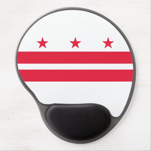 Washington DC State Flag Gel Mouse Pad