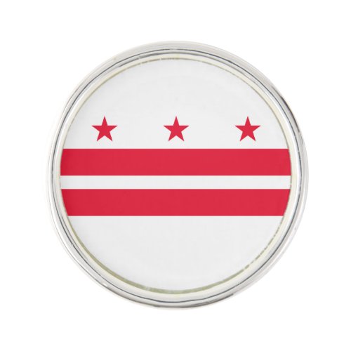 Washington DC State Flag Lapel Pin