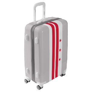 Washington DC State Flag Luggage