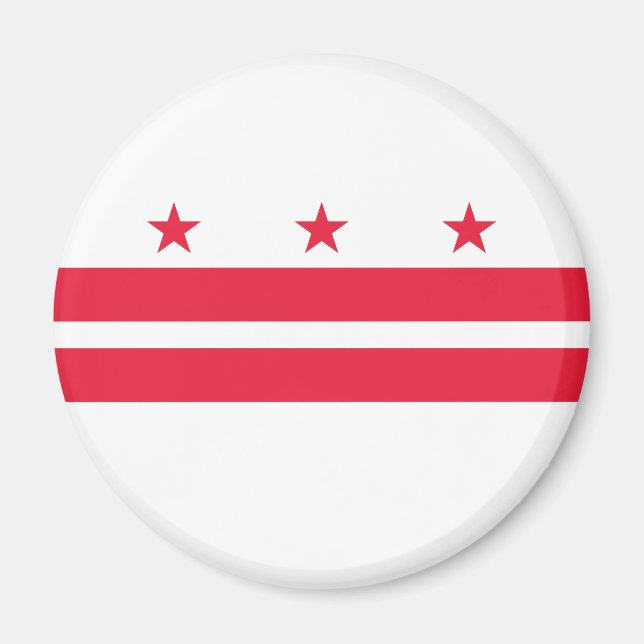 Washington DC State Flag Magnet (Front)