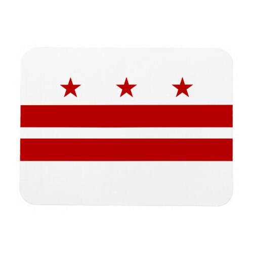 Washington DC State Flag Magnet