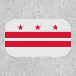 Washington DC State Flag Patch