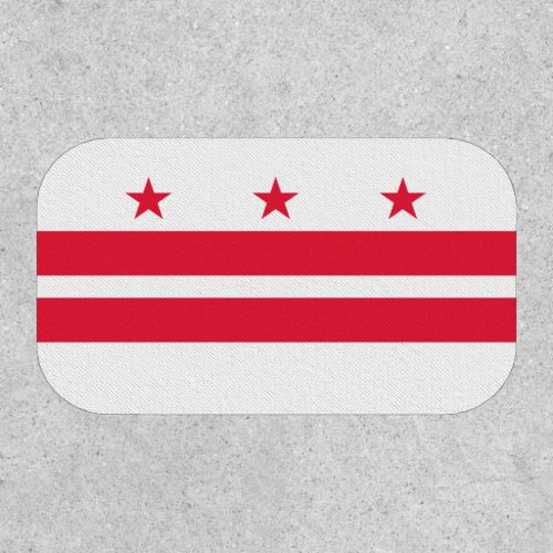 Washington DC State Flag Patch