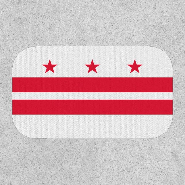 Washington DC State Flag Patch (Front)
