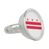 Washington DC State Flag Ring (Side)