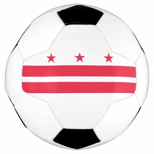 Washington DC State Flag Soccer Ball