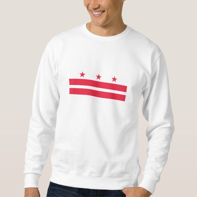 Washington DC State Flag Sweatshirt (Front)