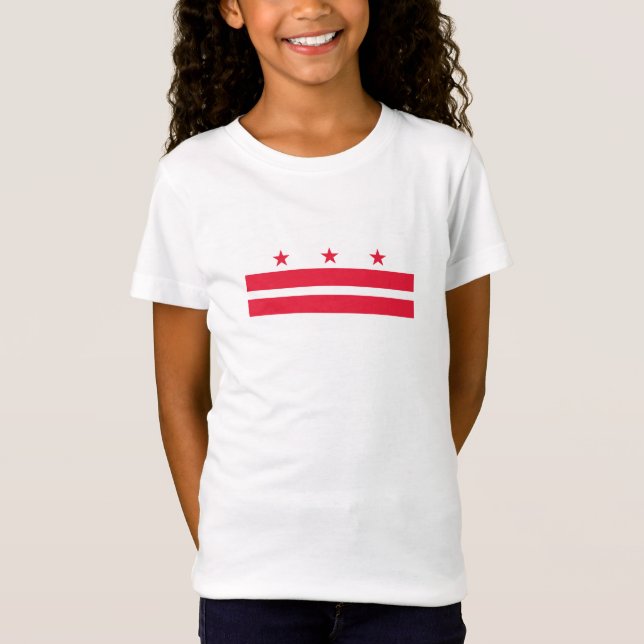 Washington DC State Flag T-Shirt (Front)