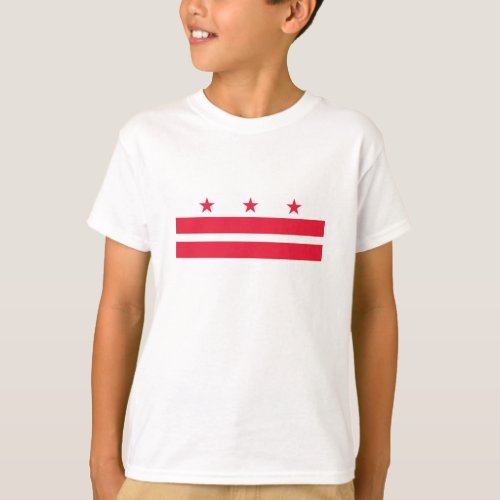Washington DC State Flag T_Shirt