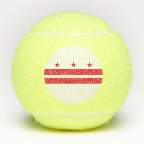 Washington DC State Flag Tennis Balls