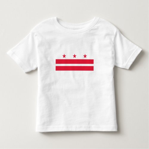 Washington DC State Flag Toddler T_shirt