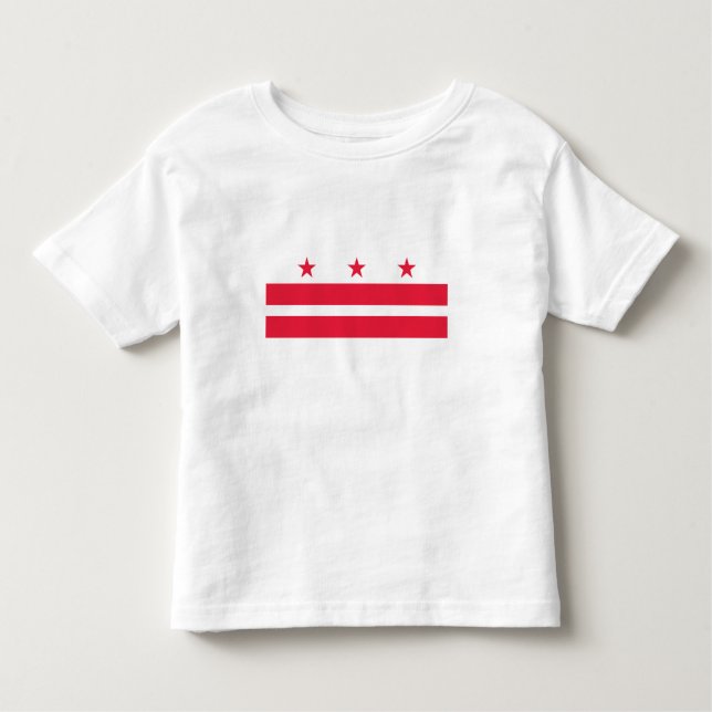 Washington DC State Flag Toddler T-shirt (Front)