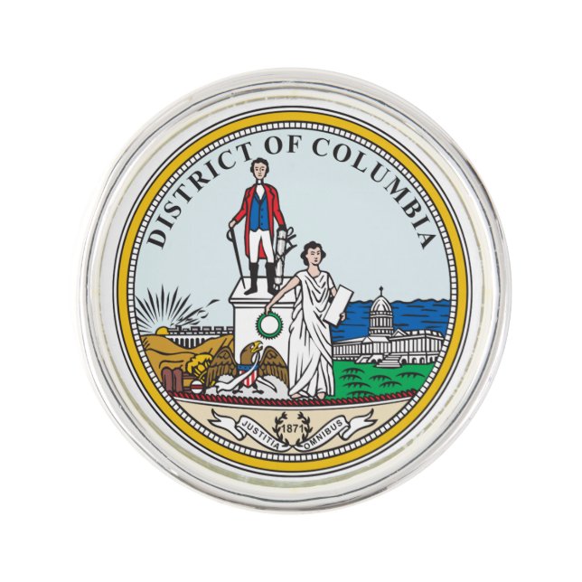 Washington DC State Seal Pin (Front)