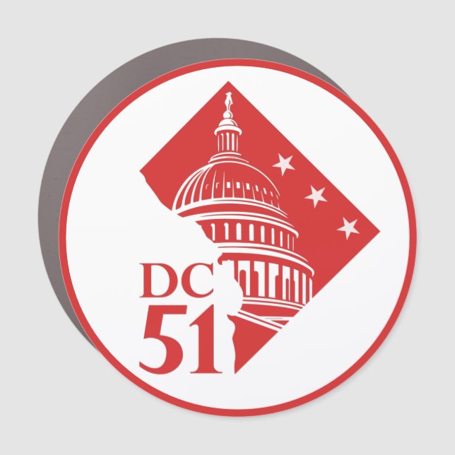 Washington  Dc statehood  Car Magnet (Front)