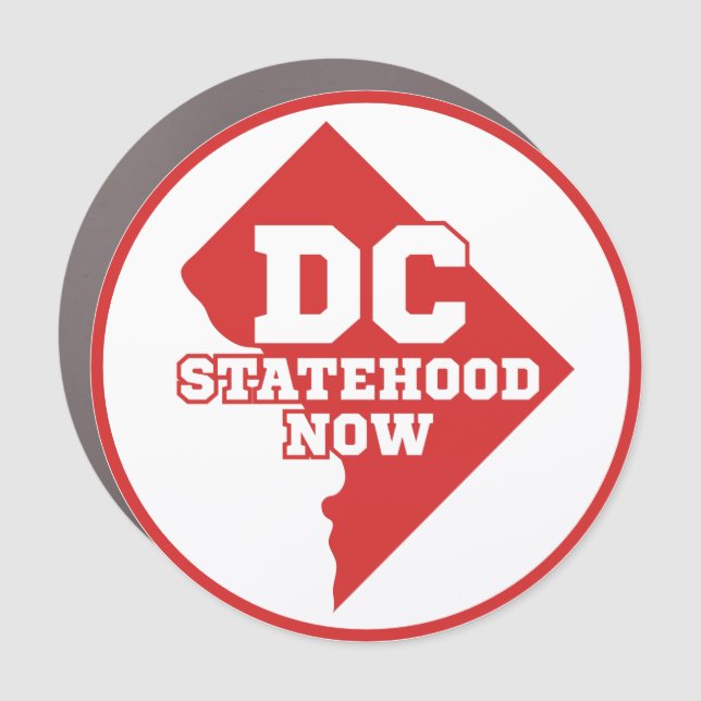 Washington Dc statehood now Car Magnet (Front)