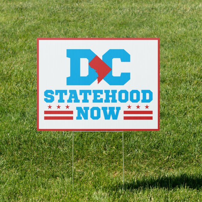 Washington Dc statehood now  Sign (Insitu)