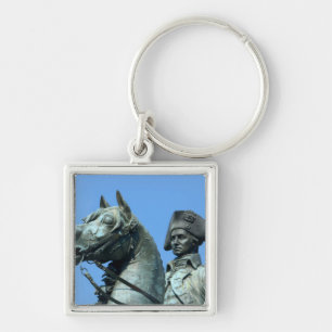 Washington, DC, statue of General George Keychain