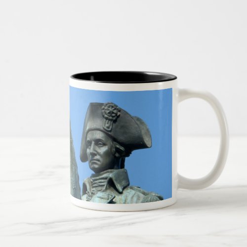 Washington DC statue of General George Two_Tone Coffee Mug