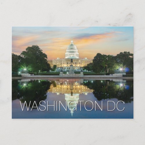 Washington DC  The Capitol Building Postcard