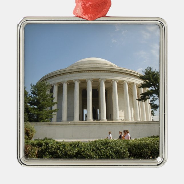 Washington, DC. Thomas Jefferson Memorial Metal Ornament (Front)