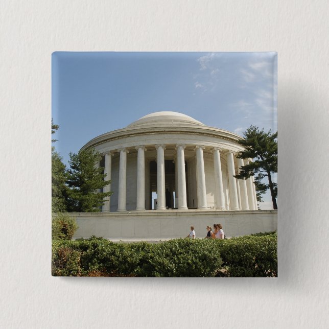 Washington, DC. Thomas Jefferson Memorial Pinback Button (Front)