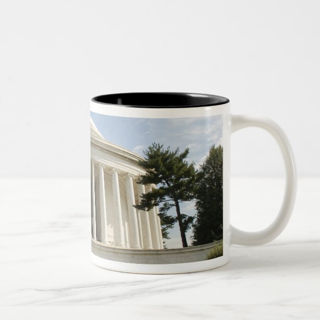 Washington, DC. Thomas Jefferson Memorial Two-Tone Coffee Mug (Right)