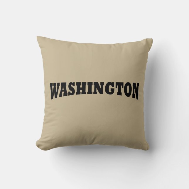 washington dc throw pillow (Front)