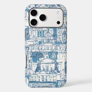 Washington DC toile blue iPhone 17 Pro Max Case