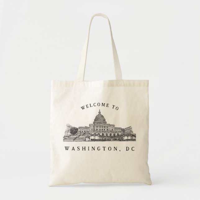 Washington DC Tote Bag (Front)