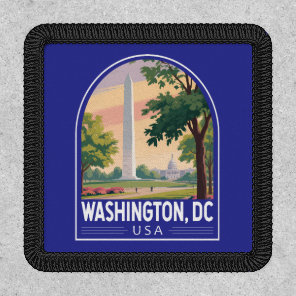 Washington DC Travel Art Emblem Patch