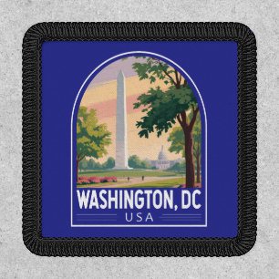 Washington DC Travel Art Emblem Patch