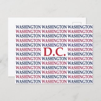 Washington DC Typography