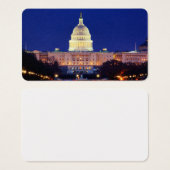 Washington DC United States Capitol at Dusk (Front & Back)