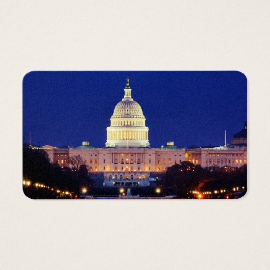 Washington DC United States Capitol at Dusk (Front)