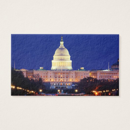 Washington DC United States Capitol at Dusk (Front)