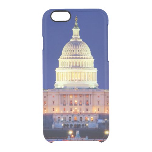 Washington DC United States Capitol at Dusk Clear iPhone 66S Case