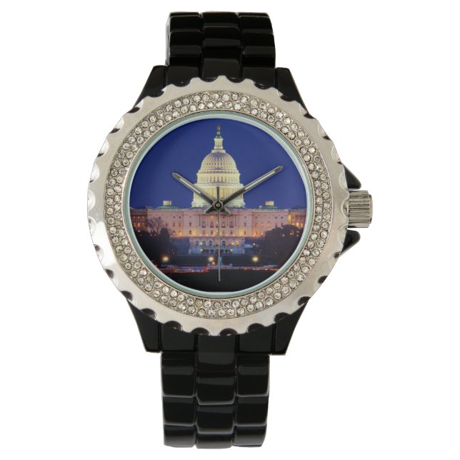 Washington DC United States Capitol at Dusk Watch (Front)