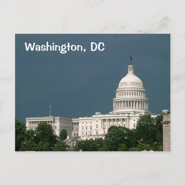 Washington, DC: United States Capitol Postcard (Front)