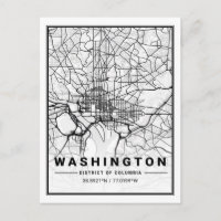 Washington DC USA Travel City Map