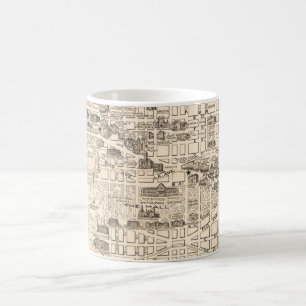 Washington DC Vintage Map Mug