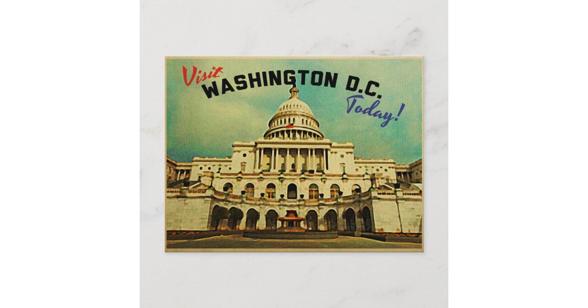 Washington DC Vintage Postcard | Zazzle