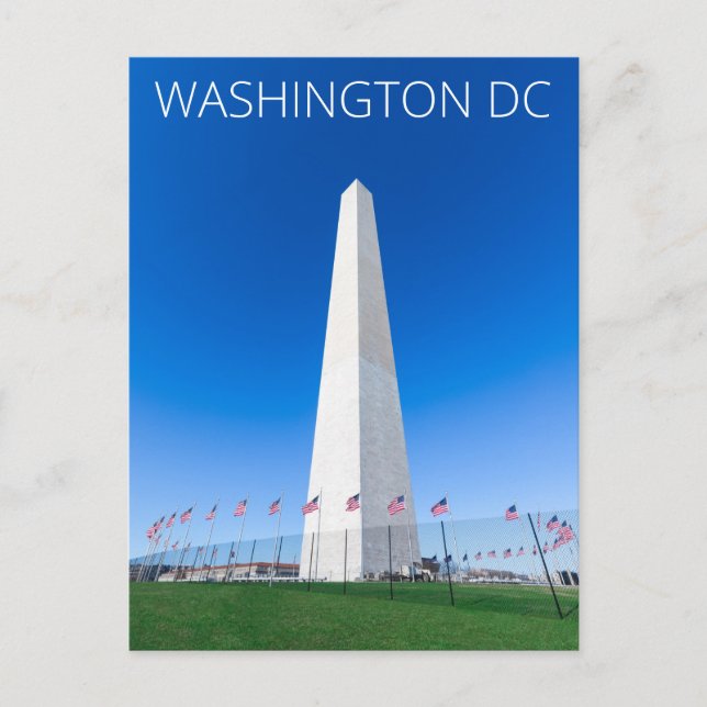 Washington DC Washington Memorial Postcard (Front)