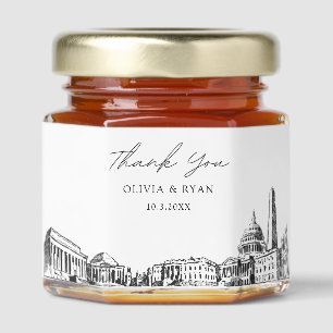 Washington DC Wedding Favor Thank You Honey Favors Honey Jar Favors