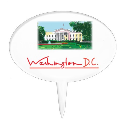 Washington DC _ White House Cake Topper