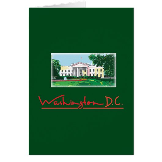 Washington DC - White House Cards (Front)