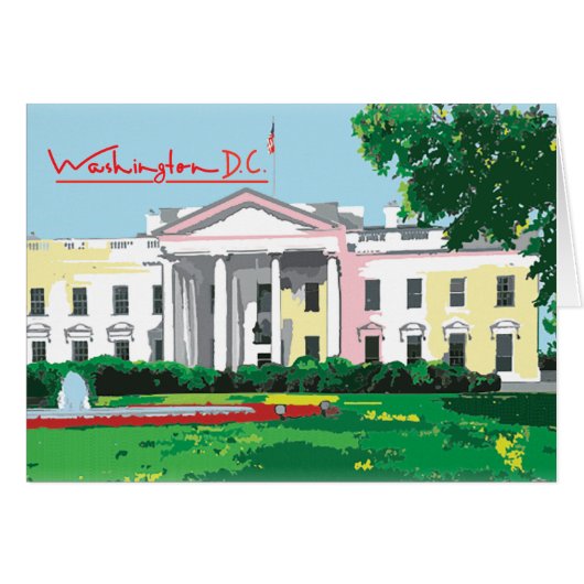 Washington DC - White House Cards (Front Horizontal)