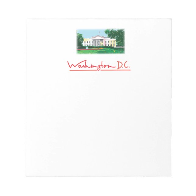 Washington DC - White House Notepad (Front)